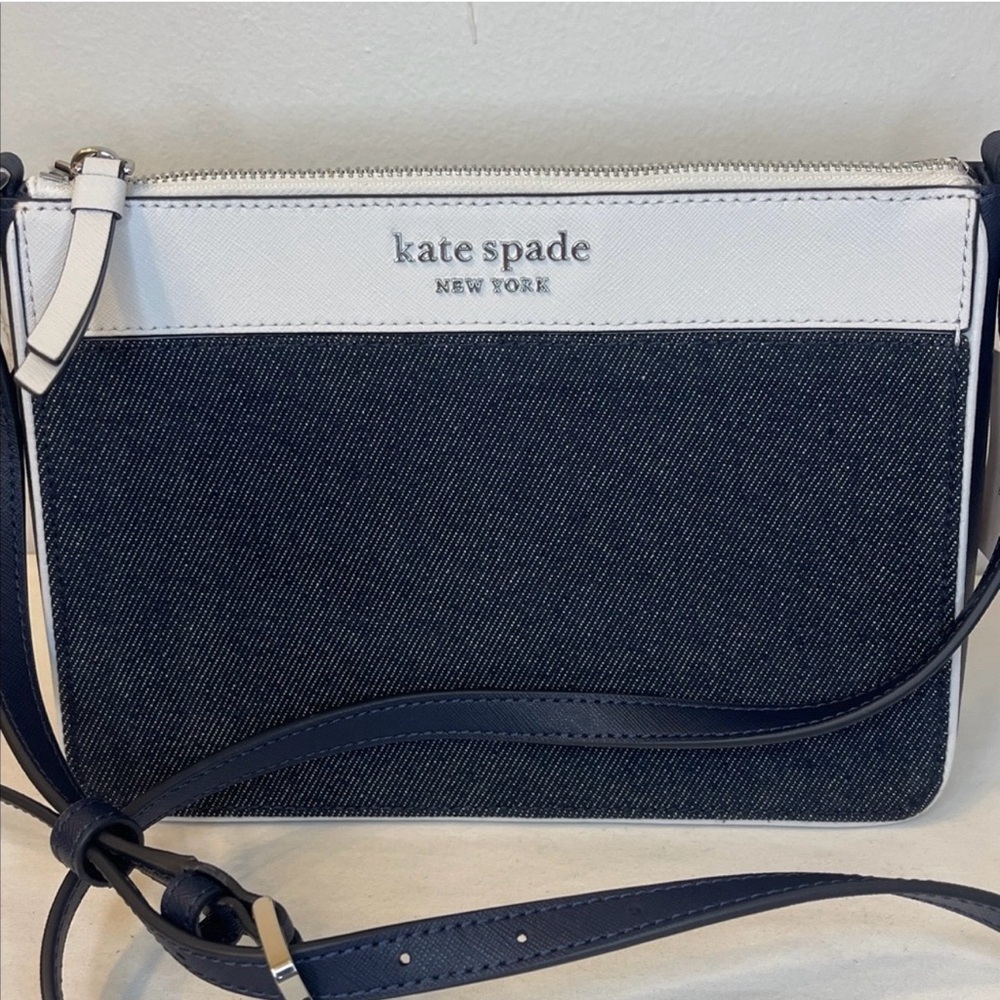 NWT kate spade Denim Color block Crossbody
